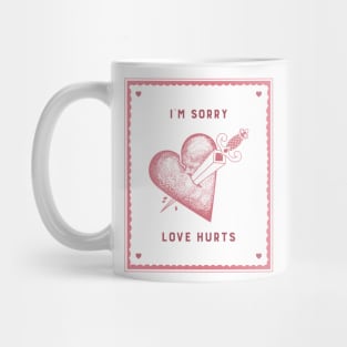 Valentine's Design- Love Hurts Mug